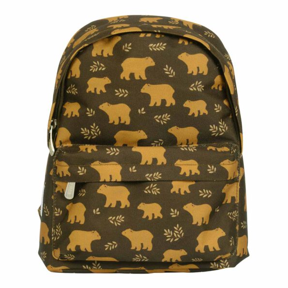 A Little Lovely Company, 2MoM, mini hátizsák, iskola, óvoda, tanulás, hátizsák, ovis hátizsák, utazás, kirándulás, medve
